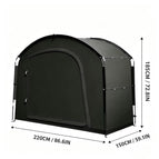 Black-220×150×185 cm/86.61×59.06×72.83 in