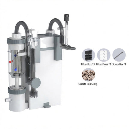 Hang On Back Aquarium Filter with Surface Skimmer, Quiet Fish Tank Filter for Rimless Tanks up to 30 Gallons and – image 9