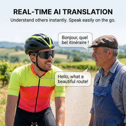 Smart Glasses with Camera, AI Glasses for Cycling, Bluetooth Camera Glasses – image 4
