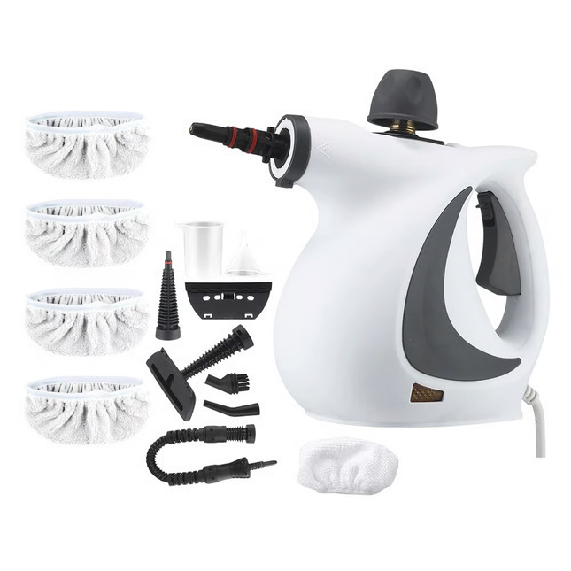 Handheld Steam Cleaner with 8 Accessories, Chemical Free Steam Cleaner for Home, Portable Steam Cleaner for Car Seats_01