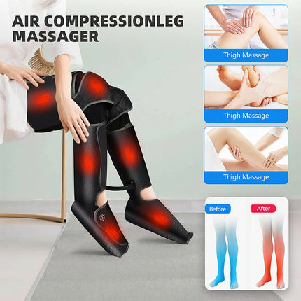 Foot Massager with Heat, Leg Massager for Circulation and Pain Relief – image 4