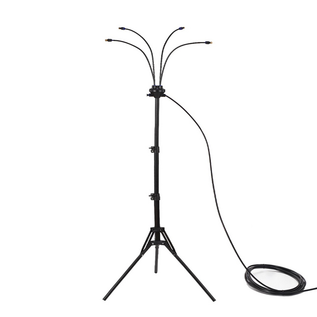 Patio Misting System, Portable Patio Mister with Adjustable Tripod Stand, Outdoor Water Mister for Garden Hose Cooling_00