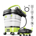 Portable Water Sprayer, Cordless Cleaning Sprayer with Foldable Bucket and Hose, Car Wash Sprayer for Outdoor Cleaning