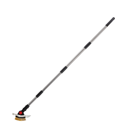 Weeding Tool, Long Handled Garden Tool, Crack Weeder 3 in 1, Weed Puller with Wire Brush, Weed Remover for Patio
