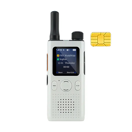 Long Range Walkie Talkie, Cellular PoC Walkie Talkie with Color Screen, Portable Two Way Radios for Family