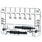 Cabinet Hardware Jig, Shelf Pin Jig with HSS Drill Bits, Self Centering Drill Guide for Drawer Pulls and Knobs