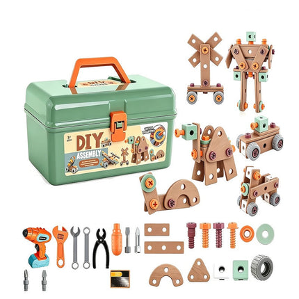 Toy Tool Set with Drill, STEM Toys for Kids, Educational Toys for 3 Year Olds, Pretend Play Toys for Girls and Boys