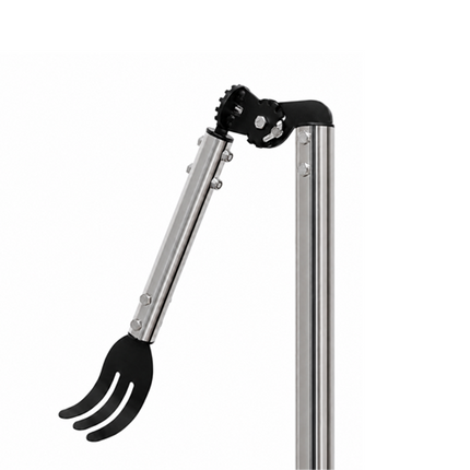 Gutter Cleaning Tools, Ground Level Gutter Cleaner with Telescoping Pole, Spring Steel Rake Head for Roof and Yard Tool