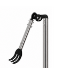 Gutter Cleaning Tools, Ground Level Gutter Cleaner with Telescoping Pole, Spring Steel Rake Head for Roof and Yard Tool