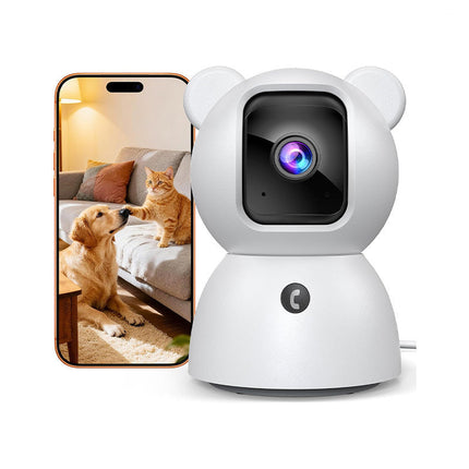 Home Security Camera Indoor, Baby Monitor, Nanny Cam, Pet Camera with 2.5K Video, WiFi Camera with Two Way Audio