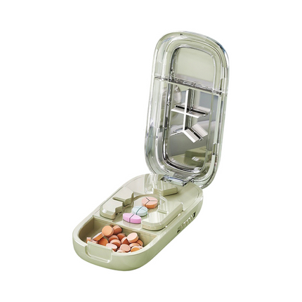 Pill Cutter for Small Pills, Multi Pill Splitter with Precision Guide, Pill Slicer, Tablet Divider with Steel Blade