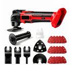 Cordless Oscillating Multi Tool, 6 Speed Oscillating Saw with LED Light, Cordless Power Tool for Wood and Metal Cutting