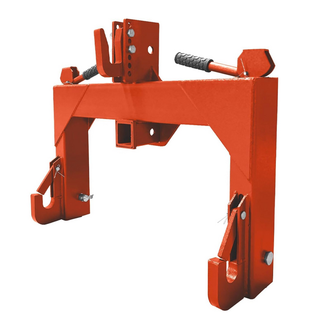 3 Point Quick Hitch for Category 1 Tractors, Tractor Quick Hitch with 2 Inch Receiver, Heavy Duty Tractor Attachments