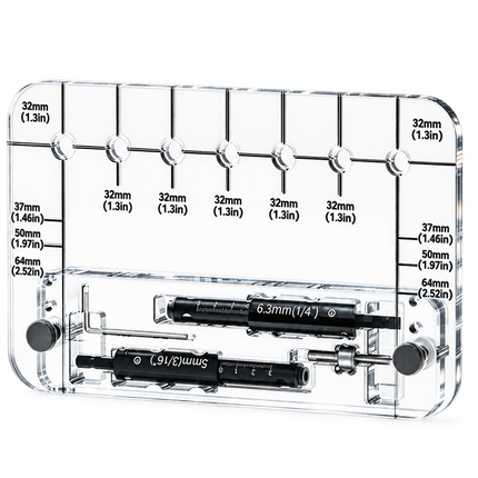 Cabinet Hardware Jig, Shelf Pin Jig with HSS Drill Bits – image 10
