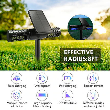 Solar Mosquito Killer Lamp Outdoor, Bug Zapper for Backyard and Patio – image 6