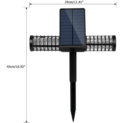 Solar Mosquito Killer Lamp Outdoor, Bug Zapper for Backyard and Patio – image 8