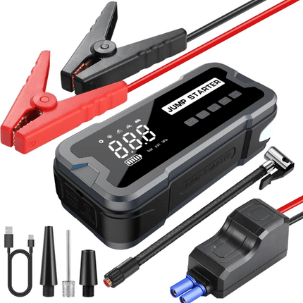 Portable Jump Starter with Power Bank, Portable Air Compressor and Tire Inflator – image 9