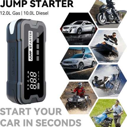 Portable Jump Starter with Power Bank, Battery Jump Starter Jumper Box – image 8
