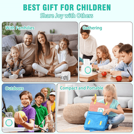 Photo Printer and Thermal Label Printer, Portable Mini Sticker Printer with Bluetooth for Phone and Inkless Labels – image 4
