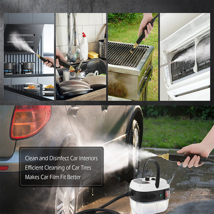 Handheld Steam Cleaner with 3 Brushes, High Pressure Steam Cleaning Machine – image 4