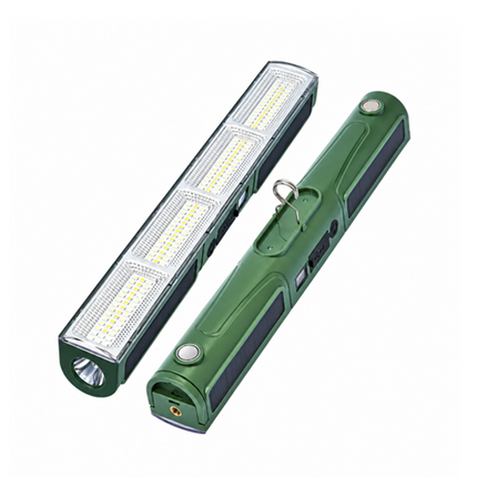 Rechargeable Work Light, Magnetic LED Work Light with Spotlight, Portable Garage Light with USB Power Bank