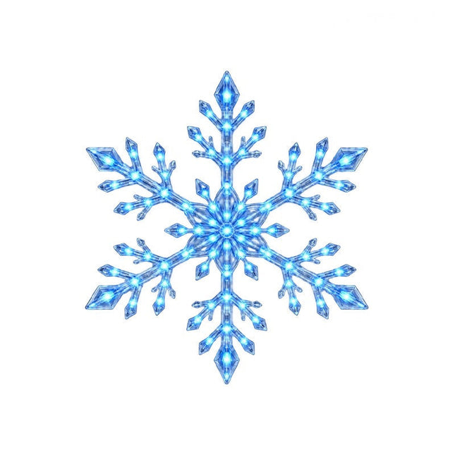 Snowflake Lights, 3D LED Snowflake Wall Decoration with Remote, Indoor Christmas Decorations, Christmas Wall Decor_00