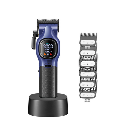 Professional Hair Clippers for Men, Cordless Barber Clippers with LCD Display, Mens Hair Cutter with Guide Combs