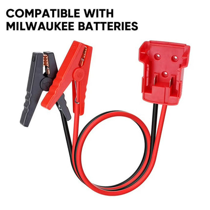 Heavy Duty Jumper Cables, Car Jumper Cables with Power Tool Battery Adapter, Jump Start Cables, Car Accessories