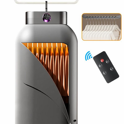 Portable Clothes Dryer with Remote, Electric Clothes Drying Rack with Heated Bag, Portable Garment Dryer for Apartment