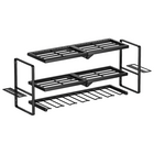 Power Tool Organizer Wall Mount, Garage Tool Organizer with 3 Shelves, Garage Storage Rack, Heavy Duty Tool Rack