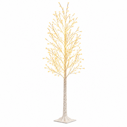 Outdoor Tree Lights, Warm White LED Birch Tree Lights with Remote, Lighted Birch Tree for Indoor and Holiday Decor