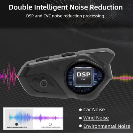 Motorcycle Communication System, Bluetooth Motorcycle Helmet Intercom System, Motorcycle Helmet Speakers with – image 22