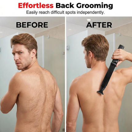 Electric Back Shaver with 180 Degree Pivot Joint