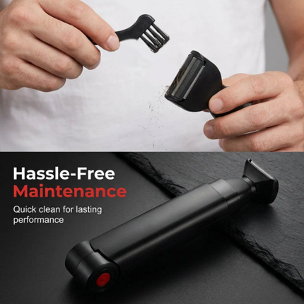 Body Hair Trimmer with Detachable Washable Head – image 5