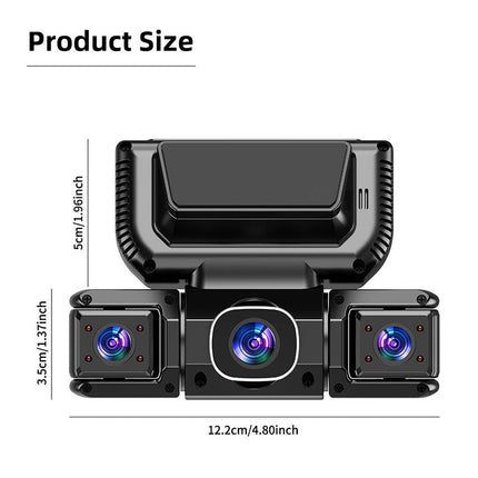 4 Channel Dash Cam with GPS, Car Dash Cam with Night Vision – image 11