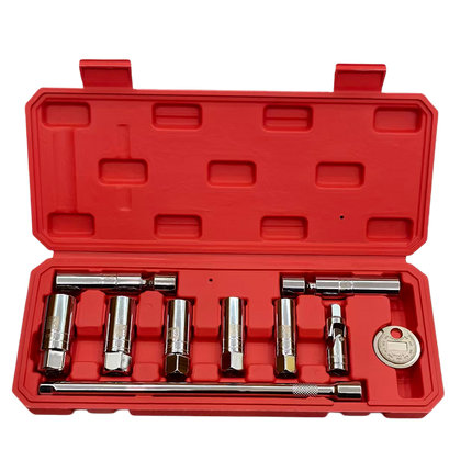 Magnetic Spark Plug Socket Set with Spark Plug Gap Tool, Universal Joint Socket and Extension – image 10
