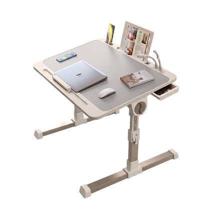 Lap Desk with Light and USB Fan, Portable Laptop Table with Drawer – image 14