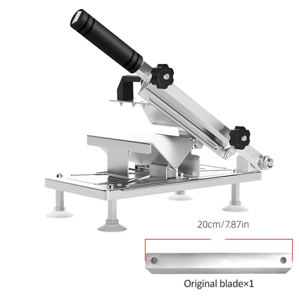 Manual Meat Slicer for Home, Stainless Steel Meat Cutter