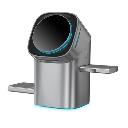 3 in 1 Charging Station, Wireless Charging Station with Cooling Fan