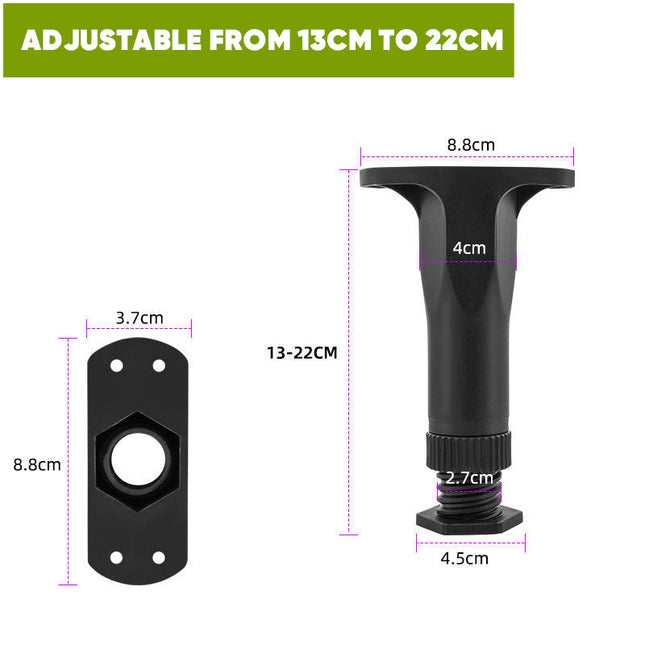 Adjustable Bed Support Legs 6 Pack, Heavy Duty Bed Frame Parts for 620 lbs – image 11