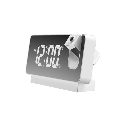 Digital Alarm Clock with Projection, Smart Alarm Clock with Mirror Display