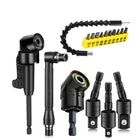 Flexible Right Angle Drill Attachment, Drill Bit Extension, 17 Piece Impact Driver Bits with Screwdriver Bit Set