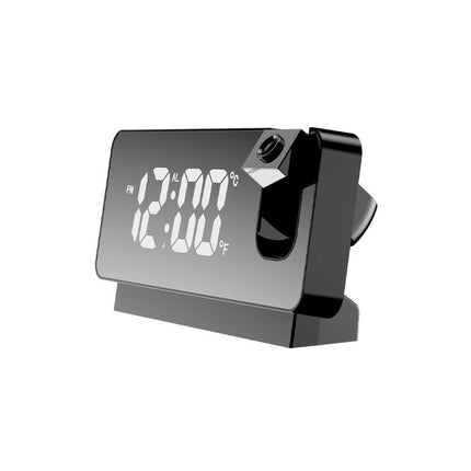 Digital Alarm Clock with Projection, Smart Alarm Clock with Mirror Display, Ceiling Projection Clock for Bedroom
