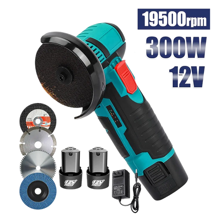 Cordless Angle Grinder 3 Inch, Handheld Grinder for Metal Cutting – image 6
