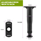 Adjustable Height Range: 7.1