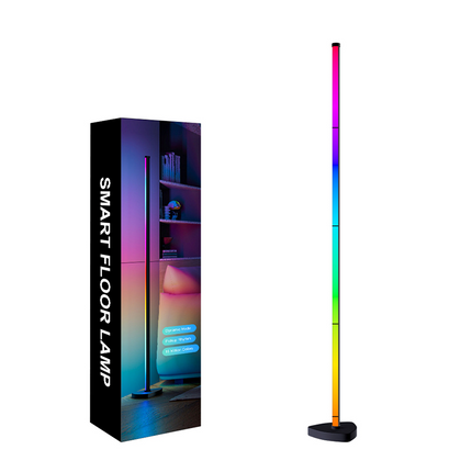 RGB Corner Floor Lamp with Remote, Smart Standing Lamp for Gaming Room – image 9