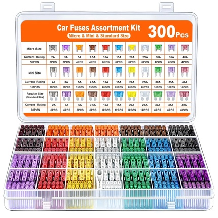 Car Fuses Assortment, Micro and Standard Blade Fuses – image 10
