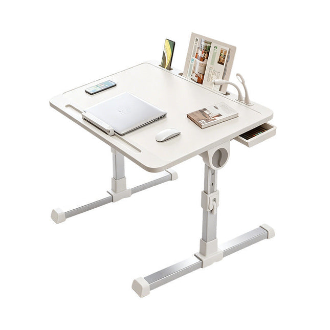Lap Desk with Light and USB Fan, Adjustable Bed Desk for Laptop, Portable Laptop Table with Drawer, Bed Tray for Couch_12