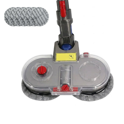 Electric Spinning Mop Head for Dyson V6 V7 V8 V10 V11, Vacuum Mop Attachment for Hard Floors with 6 Washable Pads – image 14