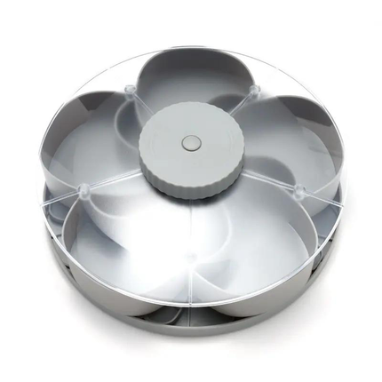 Lazy Susan Fruit Tray with Lid, Rotating Party Tray for Candy and Nuts – image 11